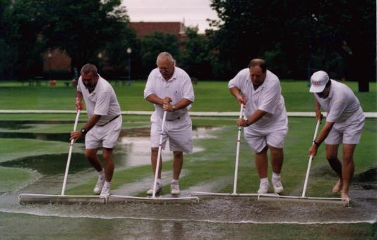 Solving a downpour problem